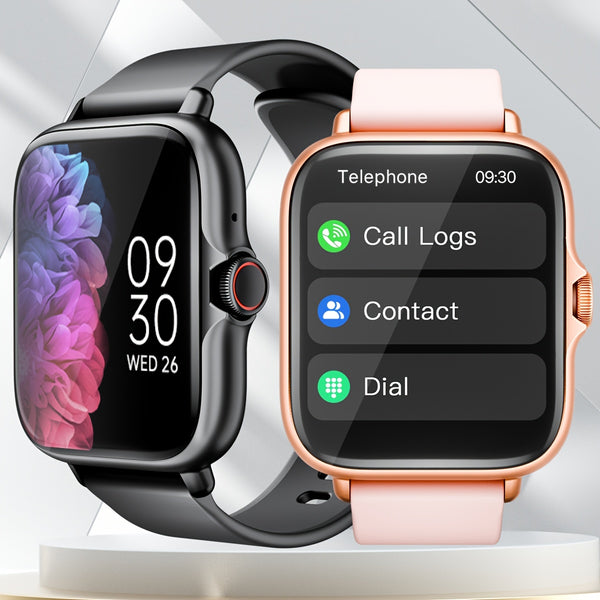 Sports Smart Watch, 1.83'' Full Touch Screen Display with Message, Answer Make Call Smartwatch, Monitoring, Sports Pedometer, Information Alerts, for iPhone Android Phones, Smartbands Fitness Watch for Women Men Friend Gift, Birthday Gift