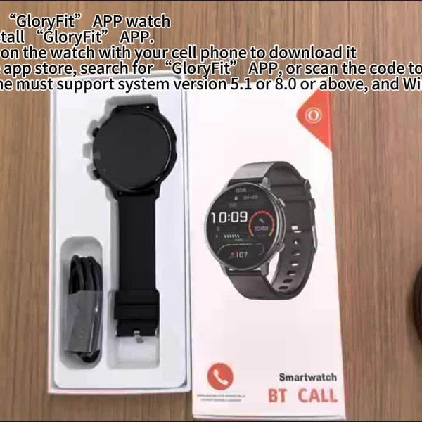 Smart Watch Fitness Tracker for Android Ios Mobile Phones, Sports Running Digital Watch with Sedentary Reminders, Music Control, Circular Touch Screen Smart Watch, Gift for Men Women