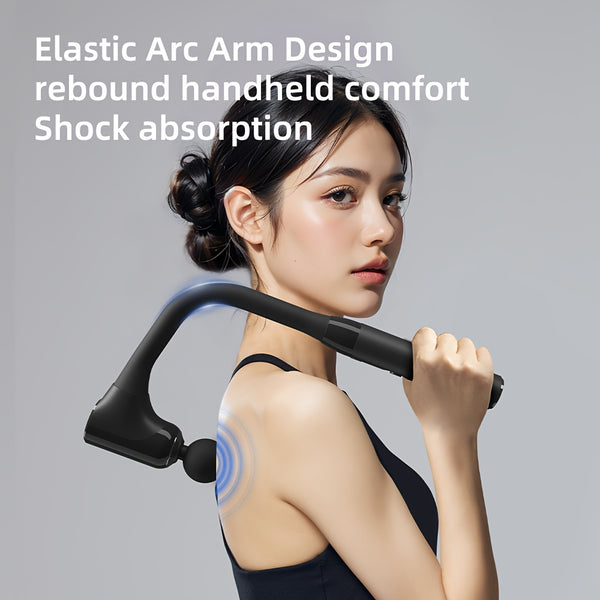 Enhanced Device Featuring 10Mm Deep Tissue, a Longer Handle for,,, Waist, And, a Portable Alleviation Tool with Four Attachments And Five Speed Settings.