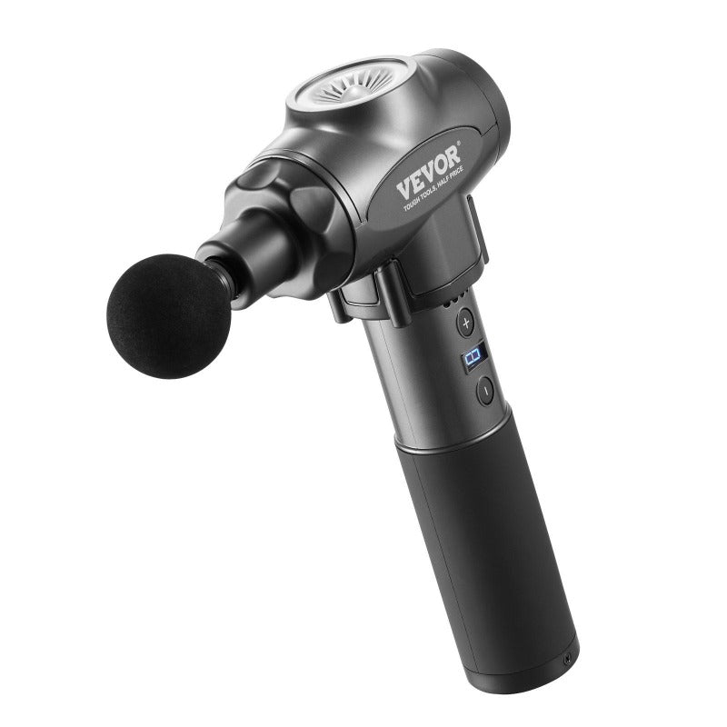Massage Gun Deep Tissue with 9 Speed Levels and 6 Massage Heads 24V 2500mAh Batteries Percussion Muscle Massager for Athletes Handheld Electric Massage Gun for Pain Relief Muscle Relaxation