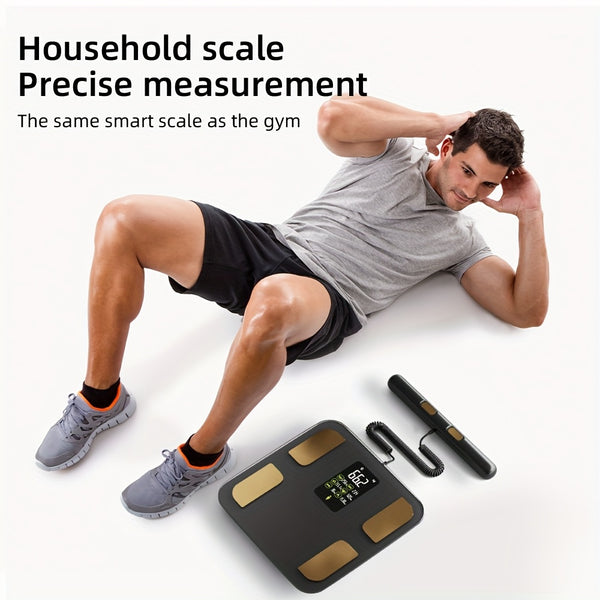 Smart Digital Scale for Home Use, Health & Fitness Body Weight Measurement with Large Color Display, 360 lbs Capacity