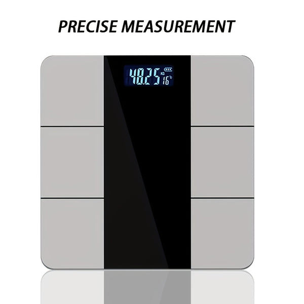 Smart Scale, BMI Weight Scale, Smart Digital LED Weight Scale, Wireless AAP Connection, No Battery, Home Gym Equipment, Digital Weight Scale, Wireless Home Device Synchronization for Home Bathroom
