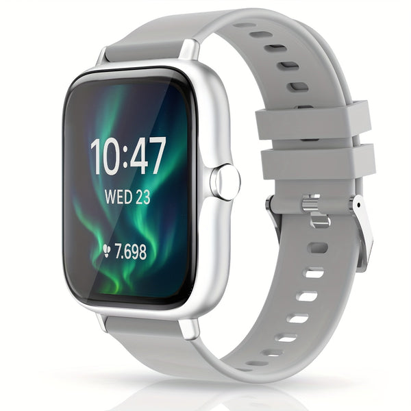 Wireless Smartwatch with 1.83'' HD Touchscreen – Smart Notifications, Sleep Tracking, Multi-Sport Modes, Large Battery | Compatible with iPhone & Android | Fitness Watch for Men & Women