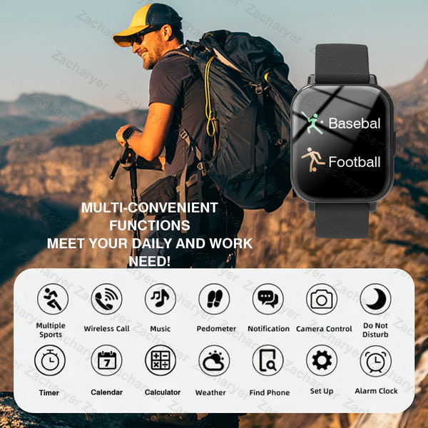 ZACHARYER Smartwatch with 1.83\