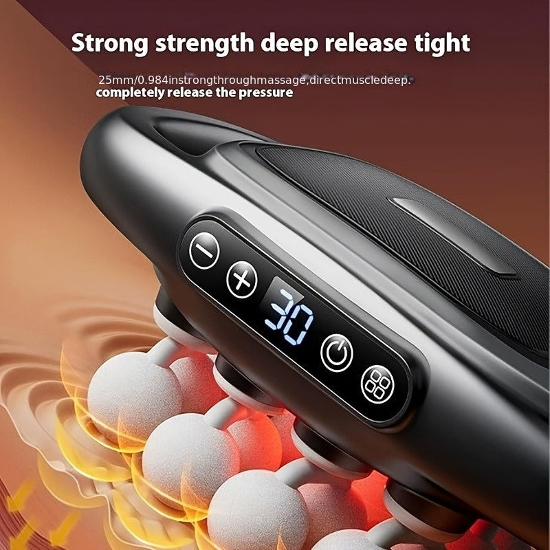 1 Handheld Massage Gun, 42 Multi-functional Massagers, USB Charging, Storage Box, Great Gift for Family And Friends