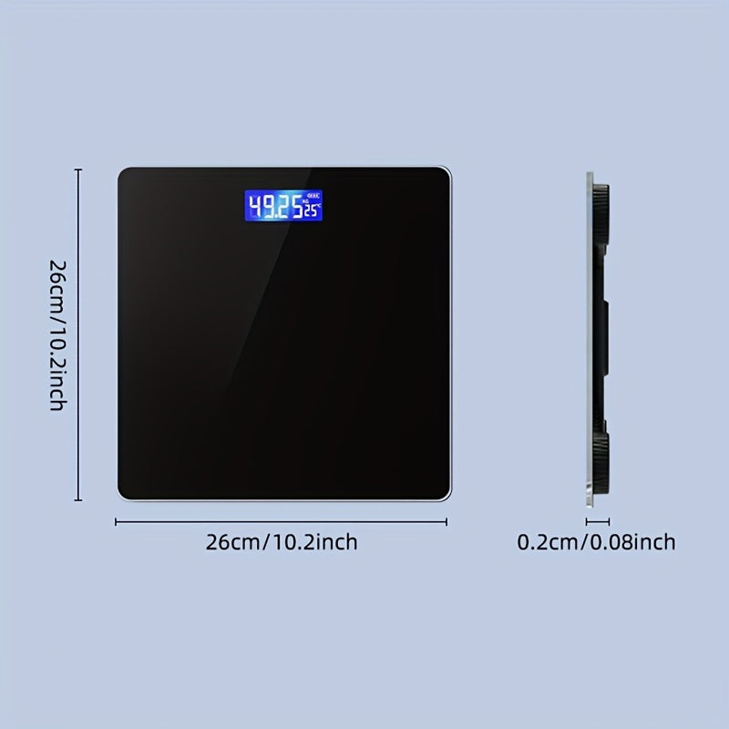 Smart Body Scale Smart Wireless Digital Body Scale | Accurate Home Weight Measurement, LCD Display, and Smart Touch Screen for Easy Use, Body Weight Scale, Modern Digital Scale, Touchscreen Enabled, USB Rechargeable Battery