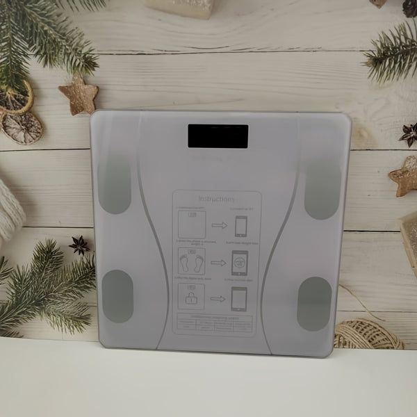 Smart Scale UAEIUI Smart Digital Bathroom Scale | Battery-Powered, Wireless, Non-Rechargeable, with Body Fat Monitoring for Home Use, for Women, Men