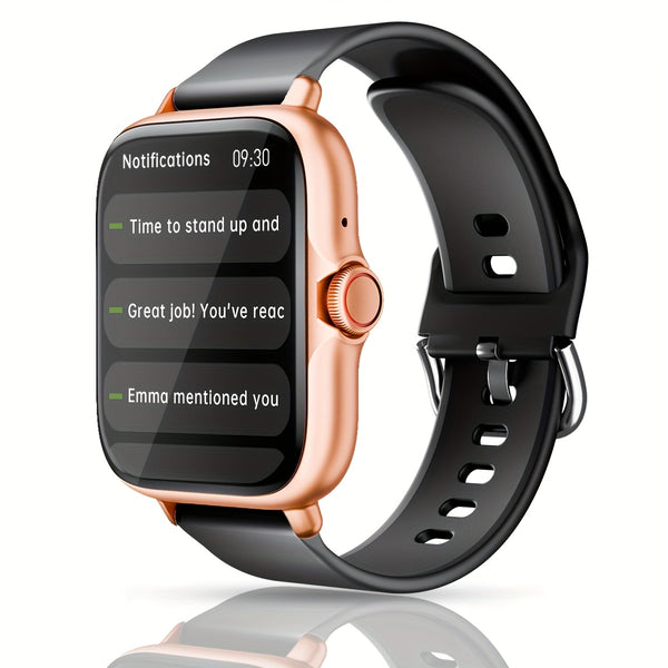 Sports Smart Watch, 1.83'' Full Touch Screen Display with Message, Answer Make Call Smartwatch, Monitoring, Sports Pedometer, Information Alerts, for iPhone Android Phones, Smartbands Fitness Watch for Women Men Friend Gift, Birthday Gift
