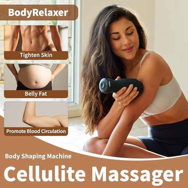 Women'S for deep Tissue Massage Gun with Vibration - Cordless & Battery-Powered (Batteries Not Included) - 5-Speed Adjustable with 4 Attachments (Cupping, Flat, Pointed, Fascia) for Muscle, Relief, Lymphatic Drainage & Body Sculpting - Ergonomic Des