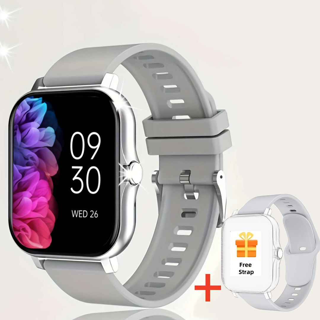 Smart Watch, Men's\u002FWomen's Watch, Call and Message Reminders, DIY Dial, Large Screen Display, Sports Pedometer and Other Modes for Fitness Exercise, Suitable as Holiday and Birthday Gifts