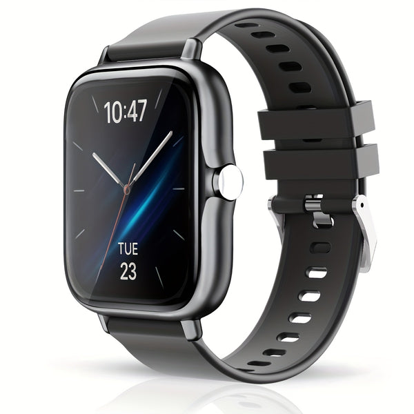 Wireless Smartwatch with 1.83'' HD Touchscreen – Smart Notifications, Sleep Tracking, Multi-Sport Modes, Large Battery | Compatible with iPhone & Android | Fitness Watch for Men & Women
