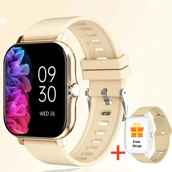 Smart Watch, Men's\u002FWomen's Watch, Call and Message Reminders, DIY Dial, Large Screen Display, Sports Pedometer and Other Modes for Fitness Exercise, Suitable as Holiday and Birthday Gifts