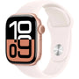Apple Watch Series 10 (GPS) 42mm Aluminum Case with Light Blush Sport Band - S\u002FM - Rose Gold