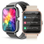 Wireless Smartwatch with 1.83'' HD Touchscreen – Smart Notifications, Sleep Tracking, Multi-Sport Modes, Large Battery | Compatible with iPhone & Android | Fitness Watch for Men & Women