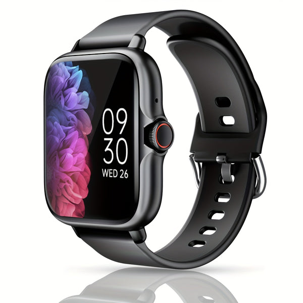 Sports Smart Watch, 1.83'' Full Touch Screen Display with Message, Answer Make Call Smartwatch, Monitoring, Sports Pedometer, Information Alerts, for iPhone Android Phones, Smartbands Fitness Watch for Women Men Friend Gift, Birthday Gift