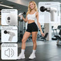 Fascia Gun - Neck Muscle Massager, Smart Frequency Conversion Heads, Compact for Deep Tissue, Portable for Gym Users (White)