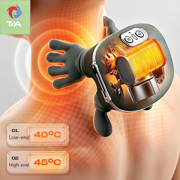 Shoulder And Neck Massage Expert, Lower Abdomen Massager, Acupressure Back And Neck Massager, Kneading Massage Pillow, Electric Massager, Unisex Gift, Therapeutic Massage, Acupressure Device, Kneading Design, High-Quality Materials