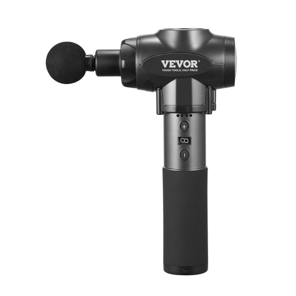Massage Gun Deep Tissue with 9 Speed Levels and 6 Massage Heads 24V 2500mAh Batteries Percussion Muscle Massager for Athletes Handheld Electric Massage Gun for Pain Relief Muscle Relaxation