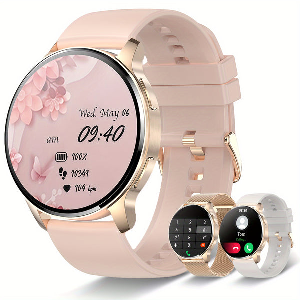 1.32-inch Full Touch Screen Smart Watch - Make\u002FReceive Calls, 120+ Sports Modes, Fitness Tracker - Perfect for Android\u002FiPhone, Men\u002FWomen, Halloween & Christmas Gifts