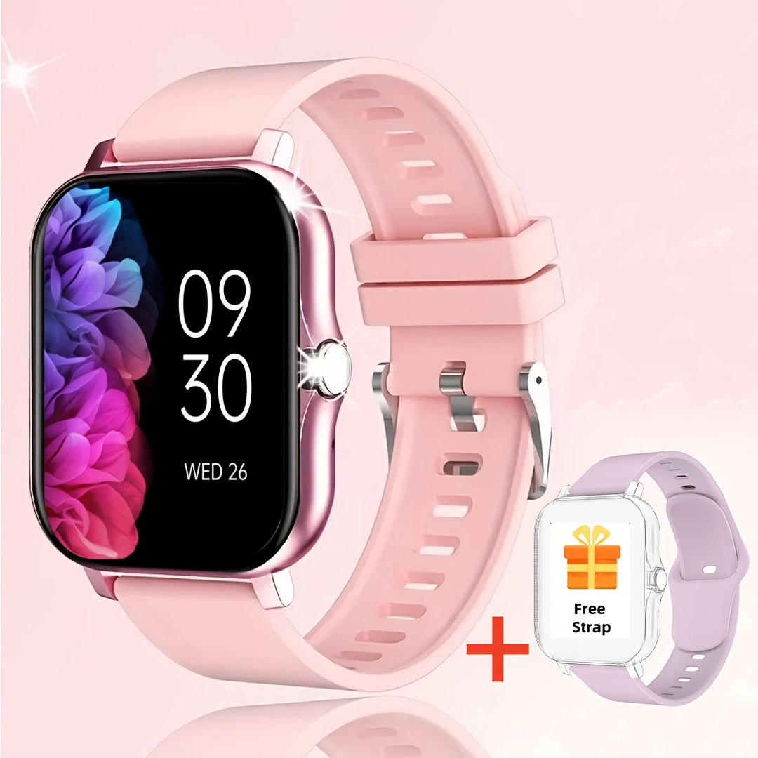Smart Watch, Men's\u002FWomen's Watch, Call and Message Reminders, DIY Dial, Large Screen Display, Sports Pedometer and Other Modes for Fitness Exercise, Suitable as Holiday and Birthday Gifts