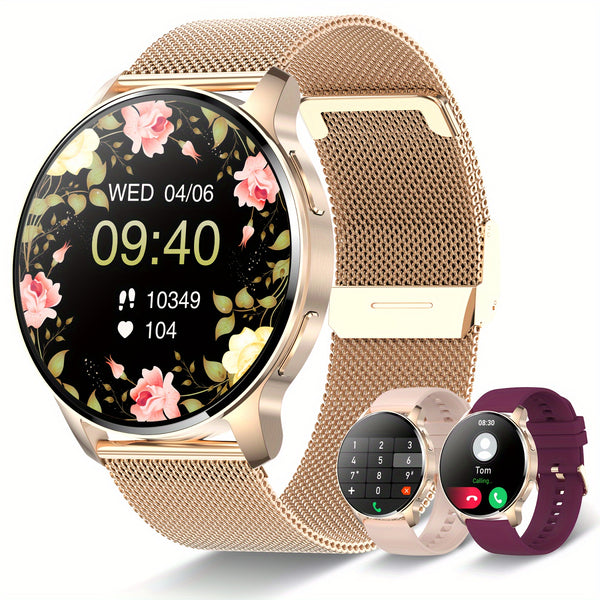 1.32-inch Full Touch Screen Smart Watch - Make\u002FReceive Calls, 120+ Sports Modes, Fitness Tracker - Perfect for Android\u002FiPhone, Men\u002FWomen, Halloween & Christmas Gifts