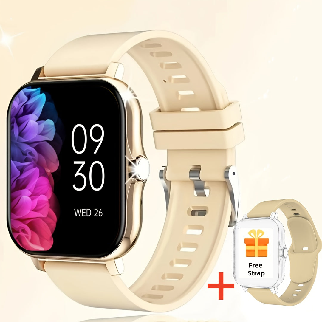Smart Watch, Men's\u002FWomen's Watch, Call and Message Reminders, DIY Dial, Large Screen Display, Sports Pedometer and Other Modes for Fitness Exercise, Suitable as Holiday and Birthday Gifts